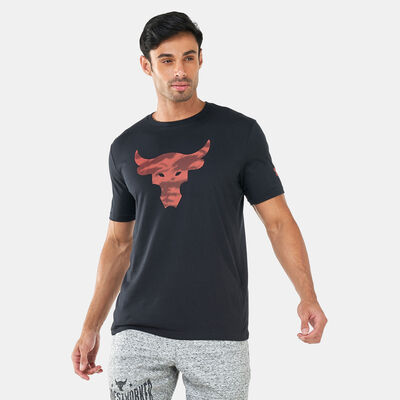 Under Armour Men's UA Project Rock Brahma Bull T-Shirt Black Under Armour Men's UA Project Rock Brahma Bull T-Shirt Black