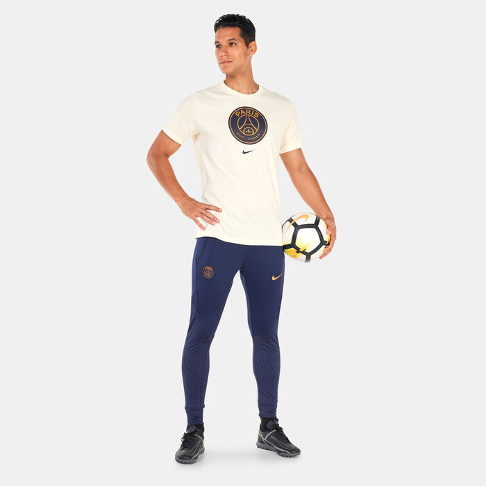 Nike Men's Paris Saint-Germain Crest Soccer T-Shirt Ivory Nike Men's Paris Saint-Germain Crest Soccer T-Shirt Ivory image number 2