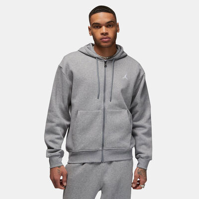 Jordan Men's Brooklyn Fleece Full-Zip Hoodie Grey
