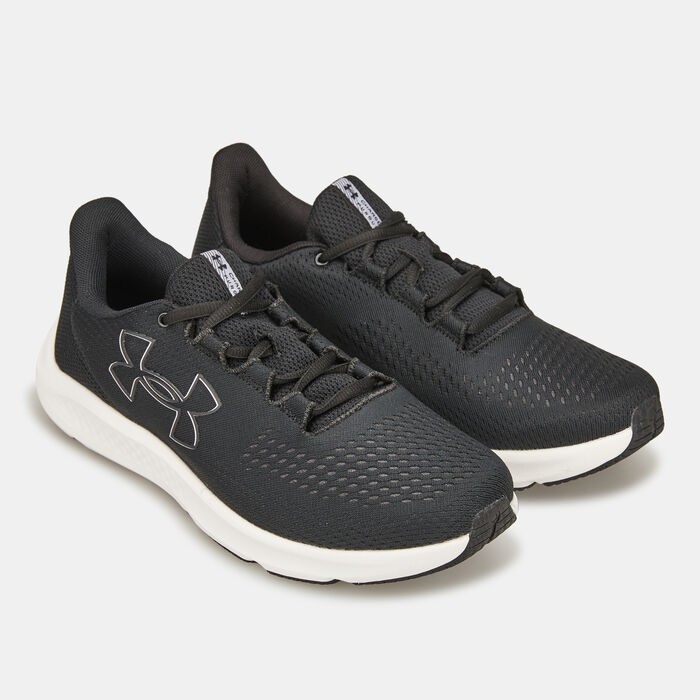 Under Armour Women's Charged Pursuit 3 Big Logo Running Shoes Black Under Armour Women's Charged Pursuit 3 Big Logo Running Shoes Black image number 2