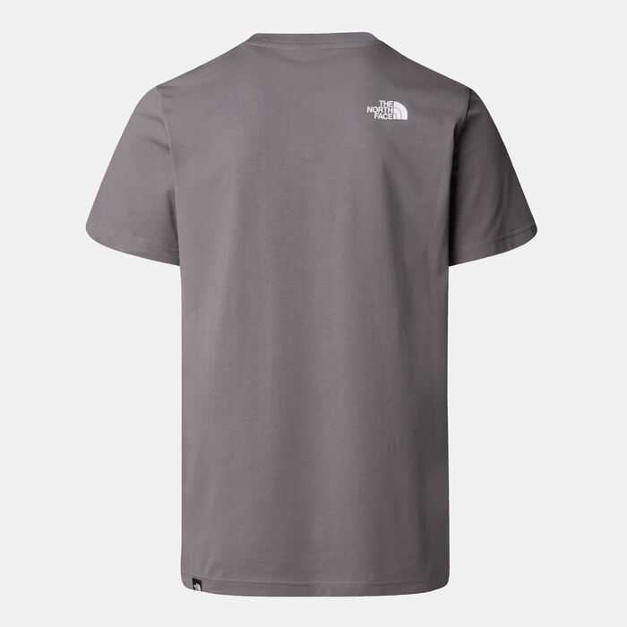 The North Face Men's Simple Dome T-Shirt Grey The North Face Men's Simple Dome T-Shirt Grey image number 1