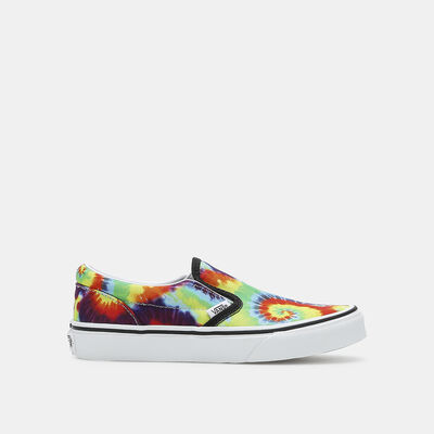 Vans Kids’ Spiral Tie Dye Classic Slip-On Unisex Shoe Green Vans Kids’ Spiral Tie Dye Classic Slip-On Unisex Shoe Green