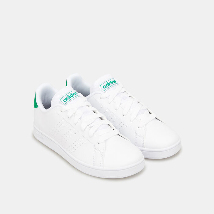 adidas Kids' Advantage Lifestyle Court Lace Shoe Black adidas Kids' Advantage Lifestyle Court Lace Shoe Black image number 1