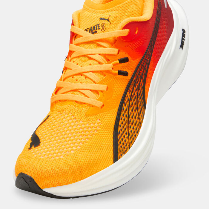 PUMA Men's Deviate NITRO 3 Running Shoes yellow PUMA Men's Deviate NITRO 3 Running Shoes yellow image number 4