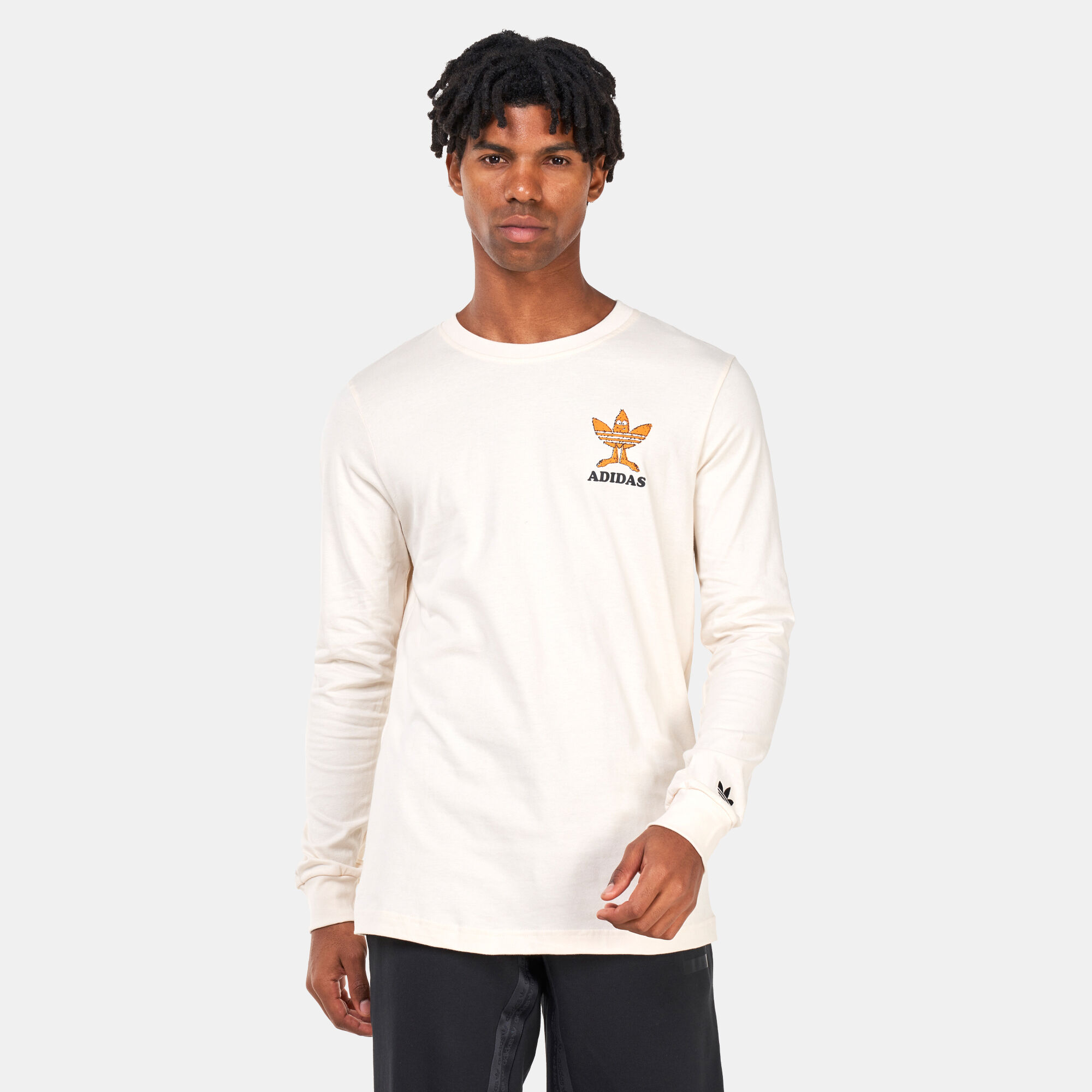 Adidas long sleeve cotton t shirt sales