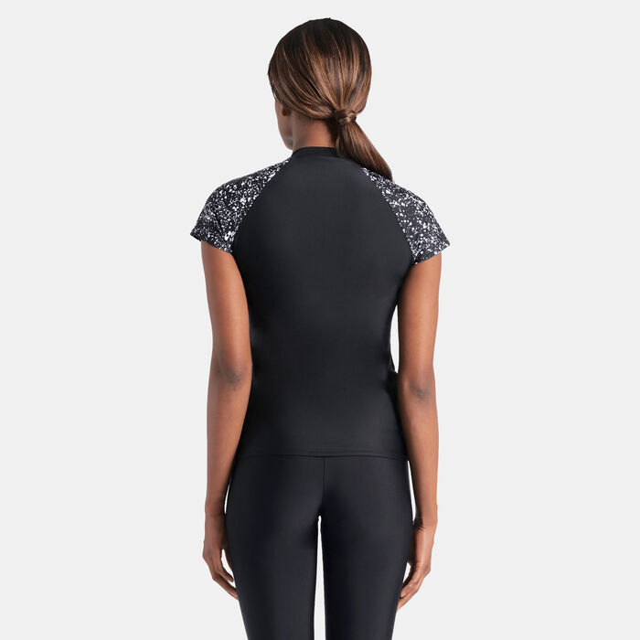 Arena Women's Modesty Swimming Rashguard Black image number 1