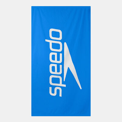 Speedo Logo Beach Towel Blue Speedo Logo Beach Towel Blue