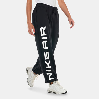 Nike Women's Sportswear Air Fleece High-Rise Sweatpants Black