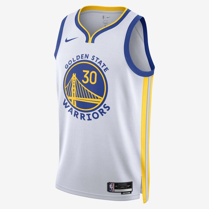 Nike Men's NBA Golden State Warriors Association Edition 2023/24 Dri-FIT Swingman Jersey White image number 0