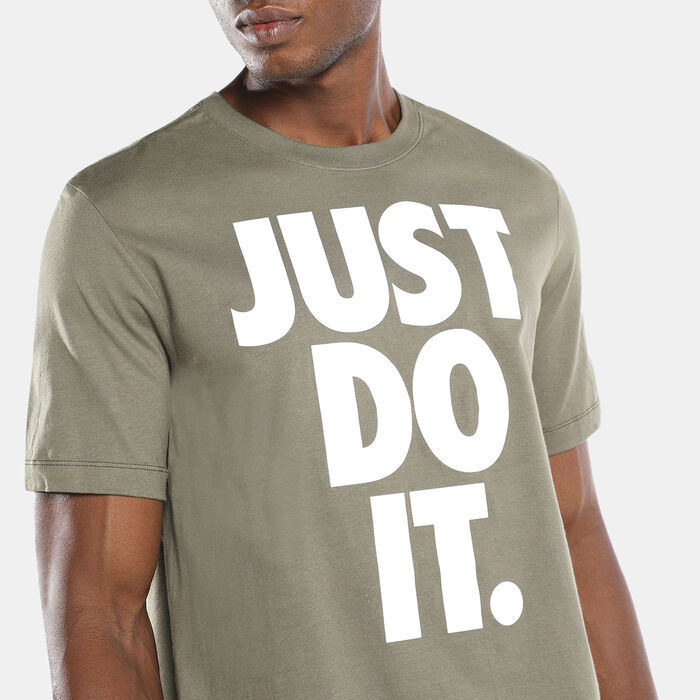 Nike Men's Just Do It Icon T-Shirt Brown Nike Men's Just Do It Icon T-Shirt Brown image number 3