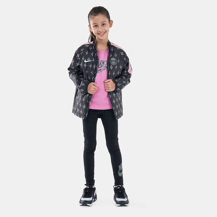 Nike Kids' Paris Saint-Germain F.C. Dri-FIT Repel Academy AWF Jacket Black Nike Kids' Paris Saint-Germain F.C. Dri-FIT Repel Academy AWF Jacket Black image number 2