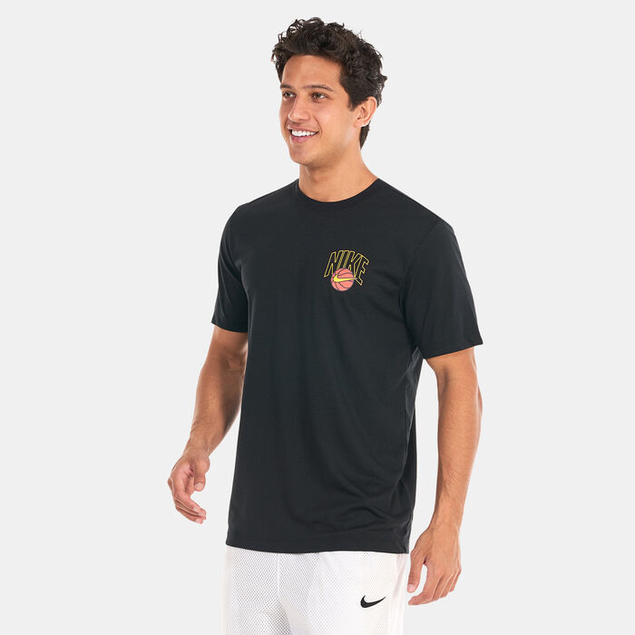 Nike Men's Dri-FIT Basketball T-Shirt Black Nike Men's Dri-FIT Basketball T-Shirt Black image number 0