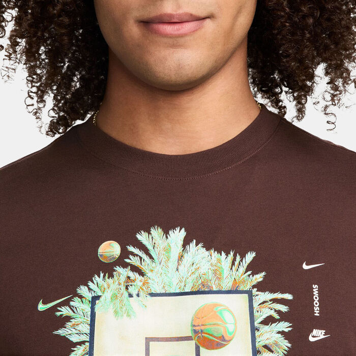 Nike Men's Graphic T-Shirt Brown image number 3