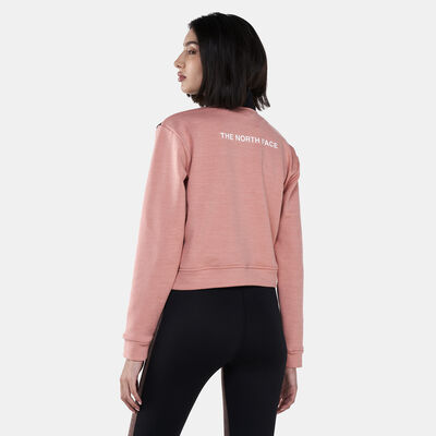 The North Face Women's Mountain Athletics Sweatshirt Pink The North Face Women's Mountain Athletics Sweatshirt Pink