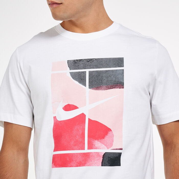 Nike Men's Court T-Shirt White Nike Men's Court T-Shirt White image number 3