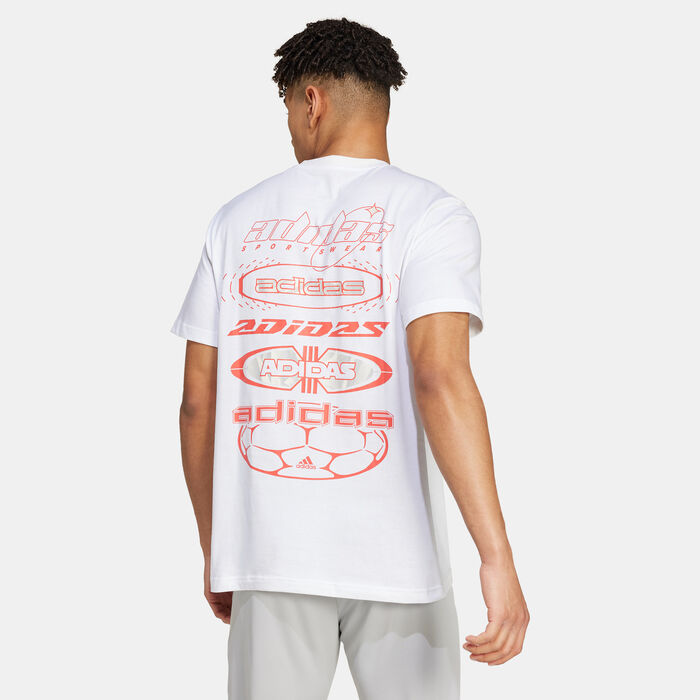 adidas Men's House of Tiro Summer Graphic T-Shirt White adidas Men's House of Tiro Summer Graphic T-Shirt White image number 1