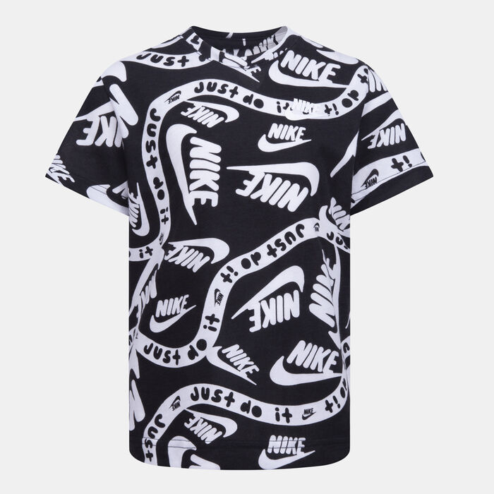 Nike Kids' Brandmark Basic T-Shirt Black Nike Kids' Brandmark Basic T-Shirt Black image number 0