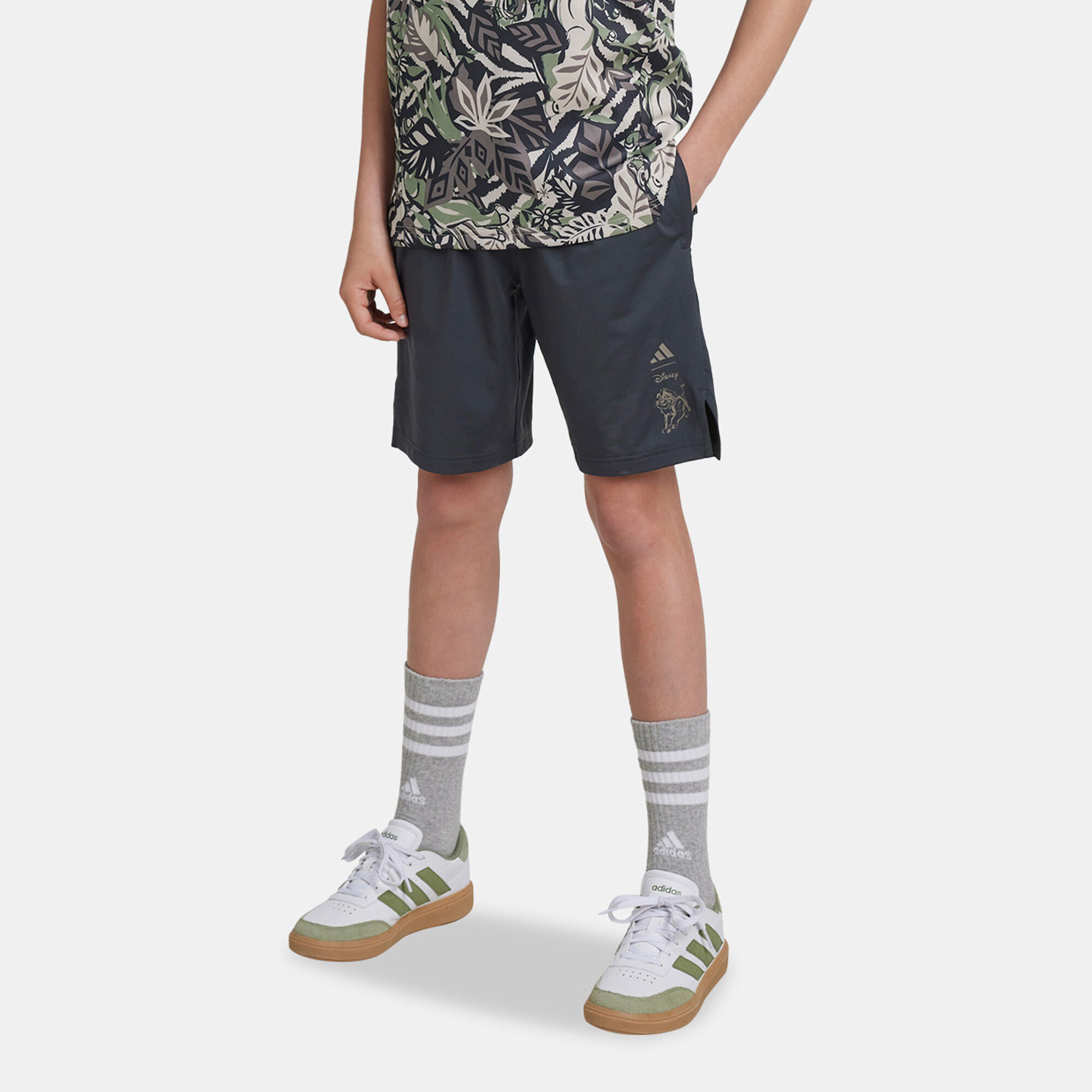 Kids Disney Lion King Shorts Older Kids Grey adidas in Qatar SSS