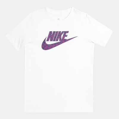Nike Kids' Sportswear Camo Futura T-Shirt White