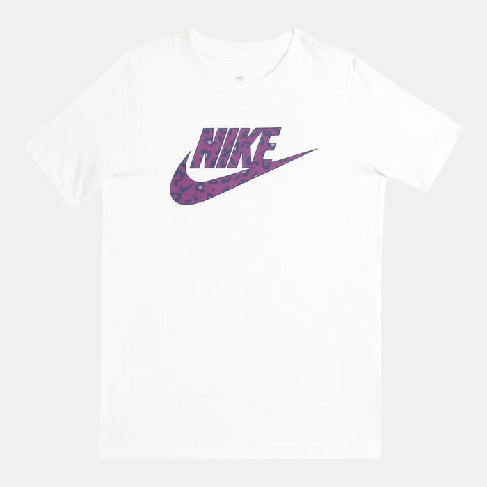 Nike Kids' Sportswear Camo Futura T-Shirt White image number 0