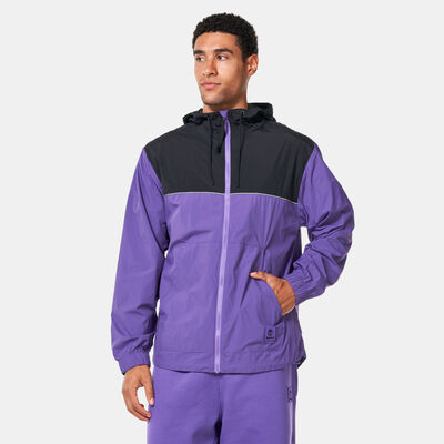 Timberland Men's Windbreaker Full-Zip Jacket Purple