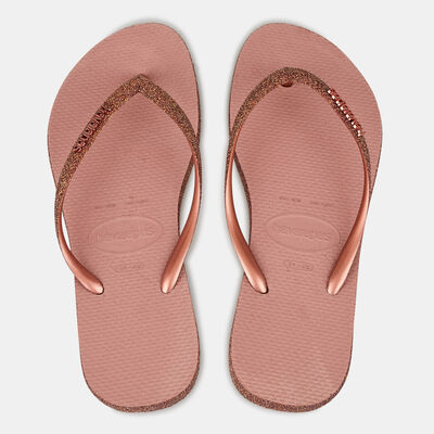 Havaianas Women's Slim Sparkle II Flip Flops Pink