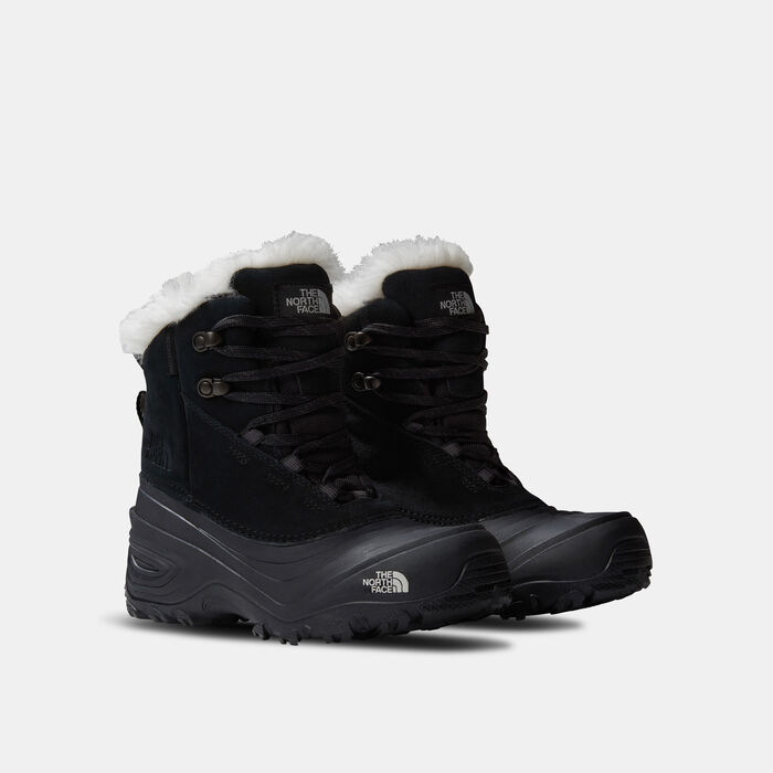 The North Face Kids' Shellista V Lace Waterproof Boots Black The North Face Kids' Shellista V Lace Waterproof Boots Black image number 1