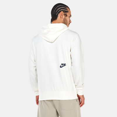 Nike Men's Giannis Pullover Basketball Hoodie White