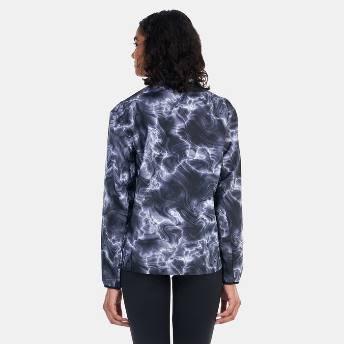 adidas Women’s Own The Run Allover Print Running Windbreaker Jacket Multi adidas Women’s Own The Run Allover Print Running Windbreaker Jacket Multi image number 1