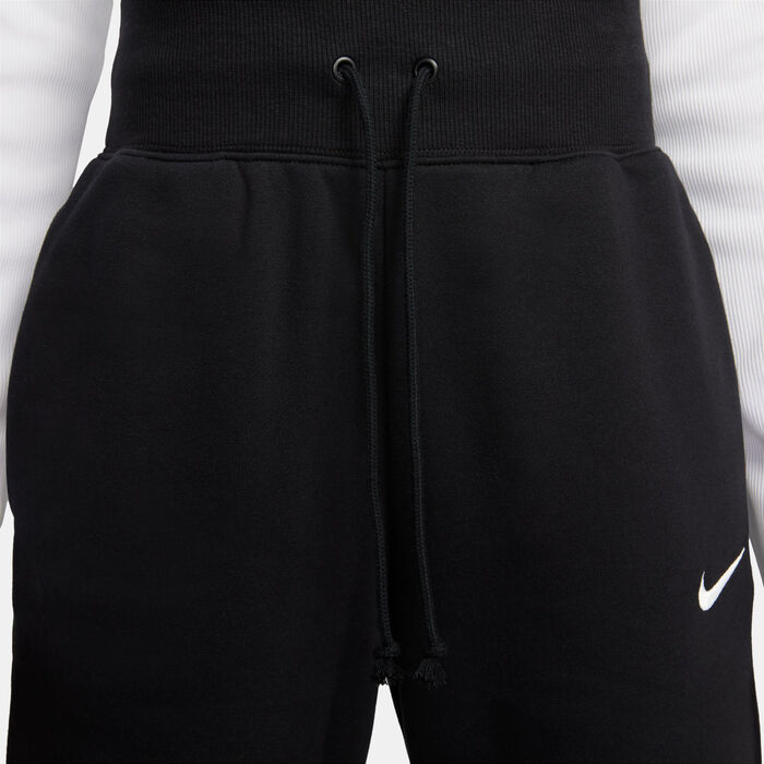 Nike Women's Sportswear Phoenix Fleece Wide-Leg Sweatpants Black Nike Women's Sportswear Phoenix Fleece Wide-Leg Sweatpants Black image number 3