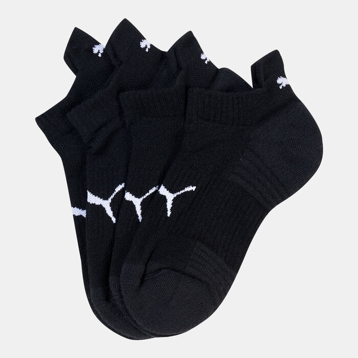 PUMA Men's Sport Cushioned Sneaker Socks (2 Pack) Black image number 0