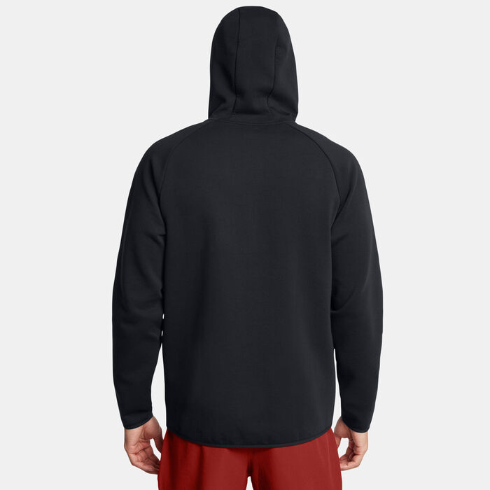 Under Armour Men's Unstoppable Fleece Full-Zip Hoodie Black image number 2