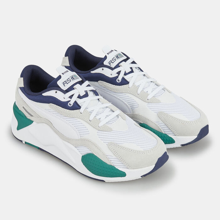 PUMA Men's RS-X³ Twill AirMesh Shoe White PUMA Men's RS-X³ Twill AirMesh Shoe White image number 2