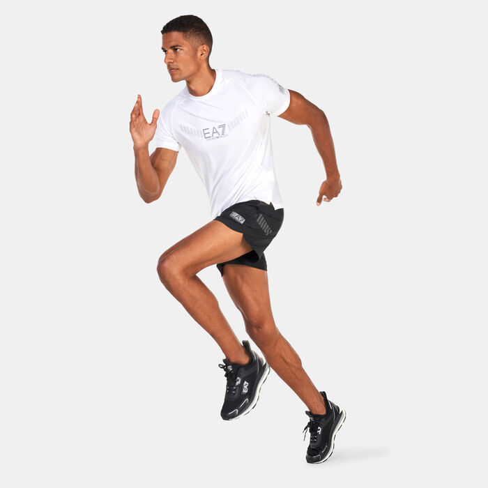 EA7 Emporio Armani Men's Ventus 7 T-Shirt White EA7 Emporio Armani Men's Ventus 7 T-Shirt White image number 2