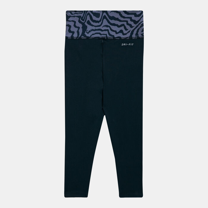 Nike Kids' Electric Zebra Leggings Black image number 1