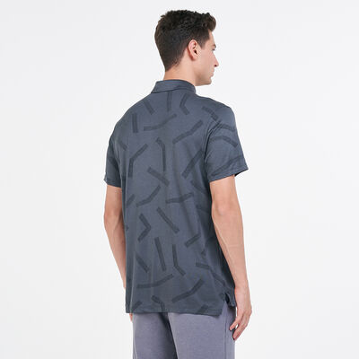 Nike Golf Men's Golf Dry Vapor Line Jacquard T-Shirt Grey Nike Golf Men's Golf Dry Vapor Line Jacquard T-Shirt Grey
