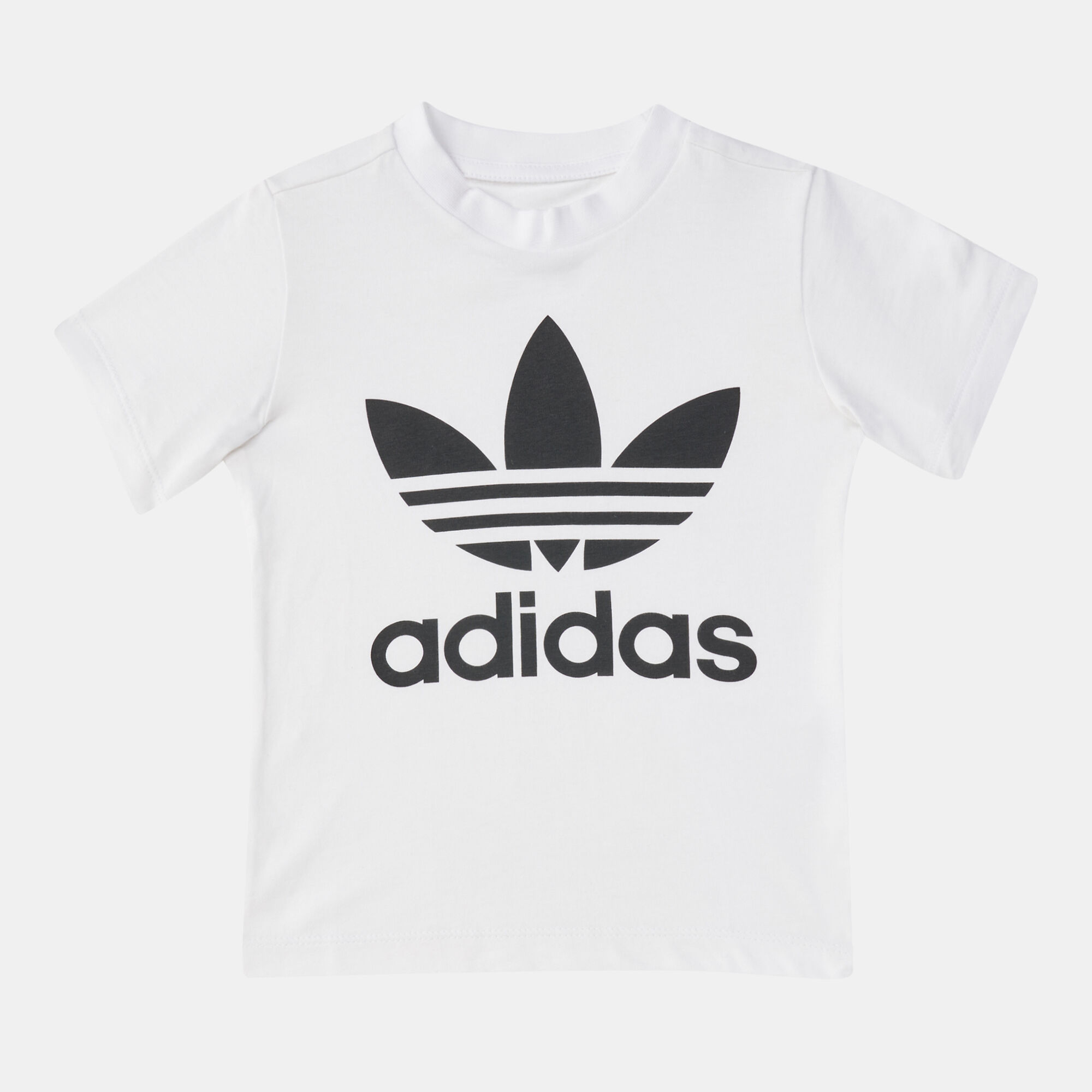 Kids Trefoil T Shirt Baby and Toddler White adidas Originals in Qatar SSS