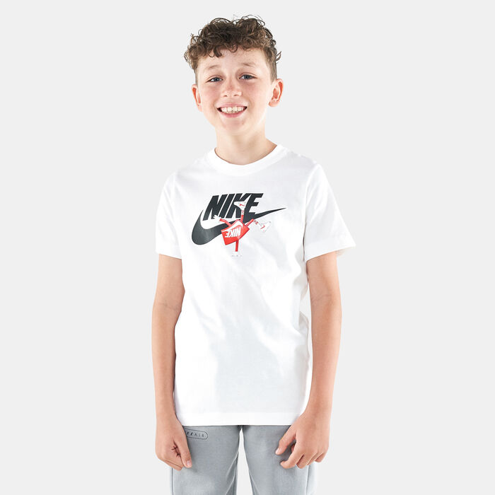 Nike Kids' Sportswear Futura Boxy T-Shirt White Nike Kids' Sportswear Futura Boxy T-Shirt White image number 0