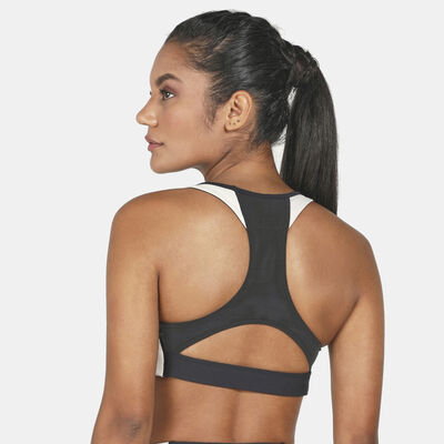 Reebok Women's Lux Racerback Sports Bra Black