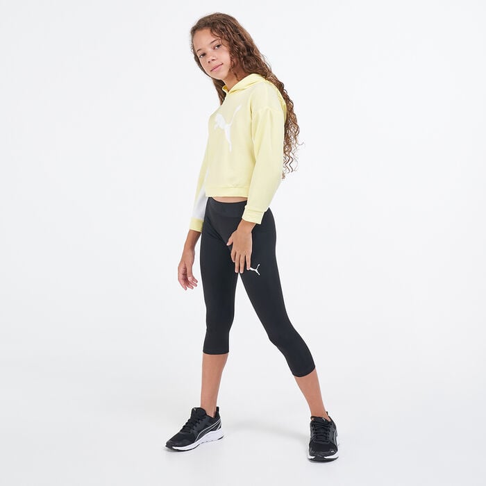PUMA Kids' Modern Sports Hoodie yellow PUMA Kids' Modern Sports Hoodie yellow image number 2