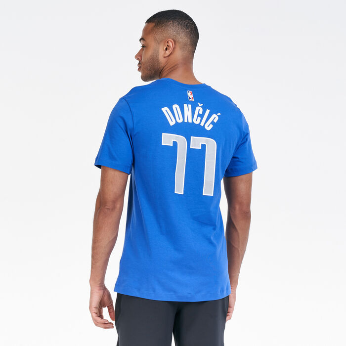 Nike Men's Mavericks NBA T-Shirt Blue Nike Men's Mavericks NBA T-Shirt Blue image number 1