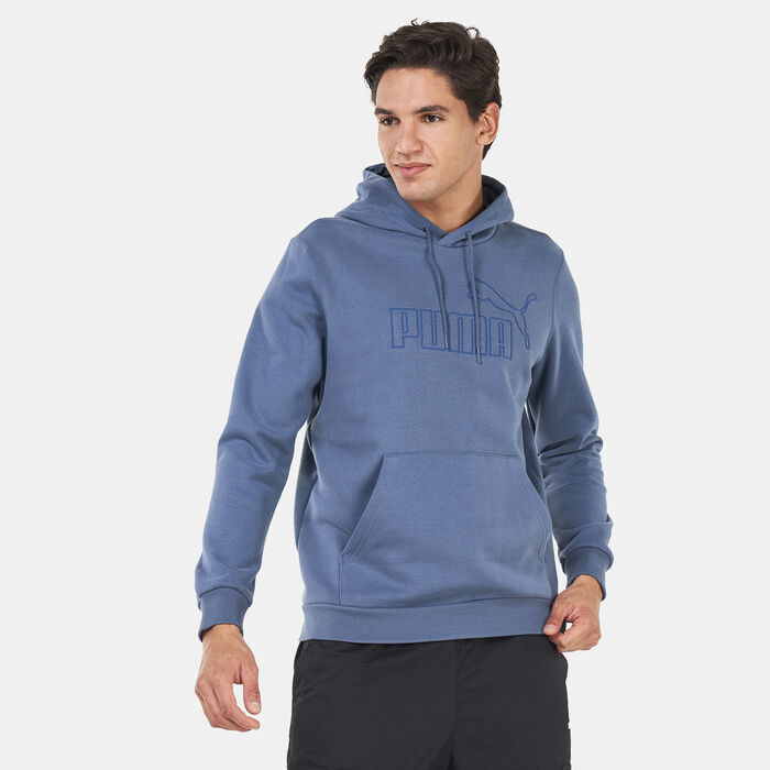 PUMA Men's Essentials Elevated Hoodie Blue PUMA Men's Essentials Elevated Hoodie Blue image number 0