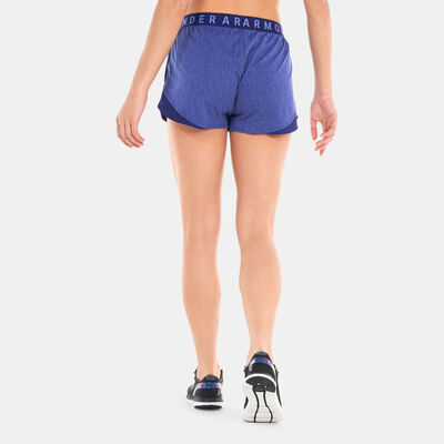 Under Armour Women's UA Play Up 3.0 Twist Shorts Blue Under Armour Women's UA Play Up 3.0 Twist Shorts Blue