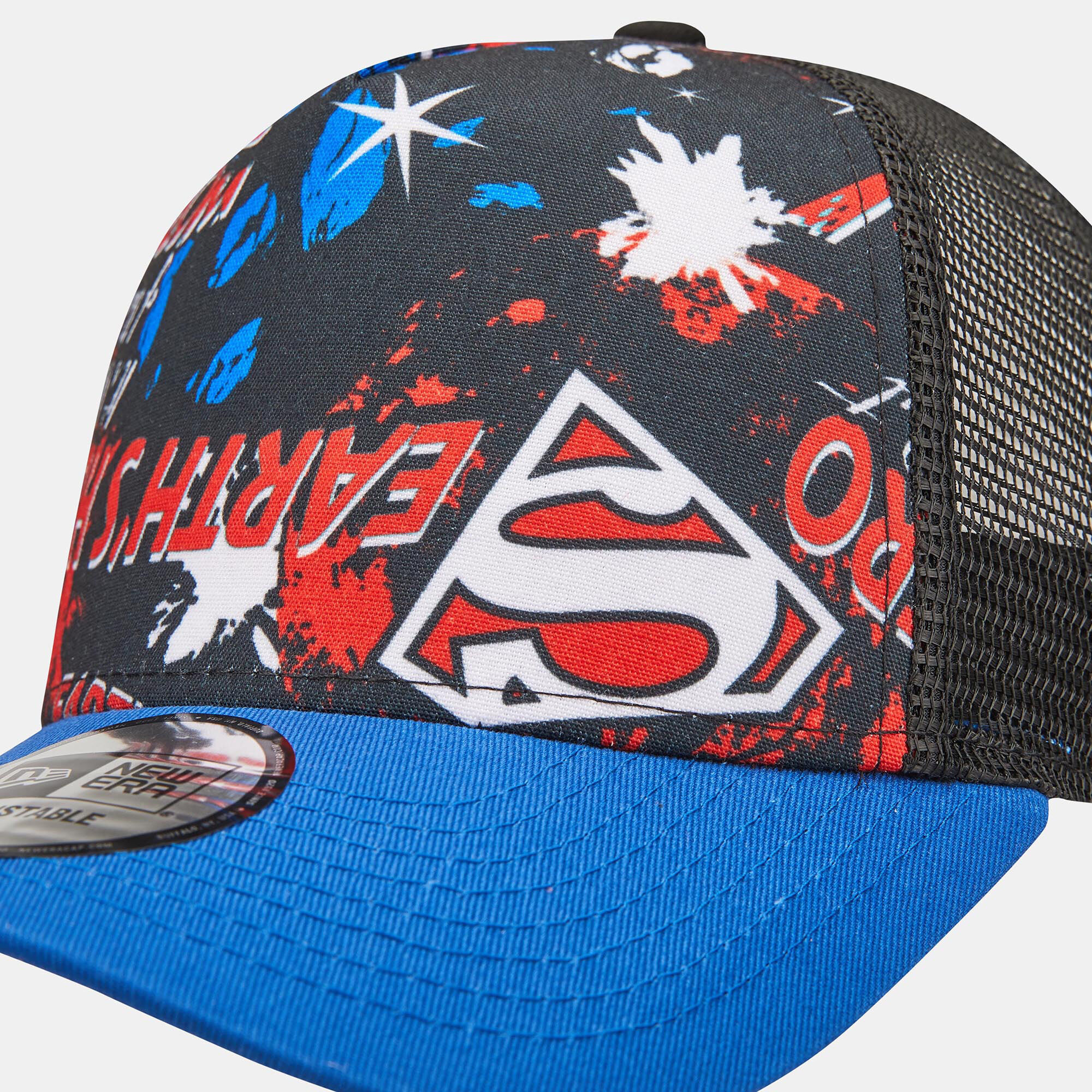 Kids Superman DC Print Trucker Cap Blue New Era in Qatar SSS