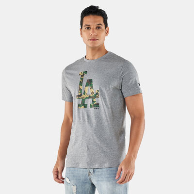 New Era Men's MLB Seasonal LA Dodgers Infill T-Shirt Grey