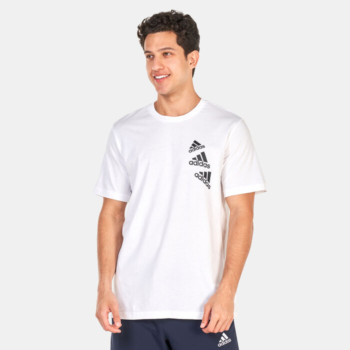 adidas Men's Essentials BrandLove T-Shirt White adidas Men's Essentials BrandLove T-Shirt White image number 0