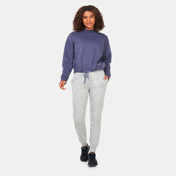 Under Armour Women's Essential Script Crewneck Sweatshirt Purple Under Armour Women's Essential Script Crewneck Sweatshirt Purple image number 2