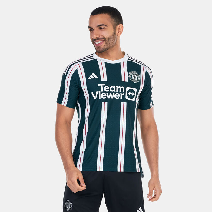 adidas Men's Manchester United Away Official Jersey - 2023/24 Green adidas Men's Manchester United Away Official Jersey - 2023/24 Green image number 0