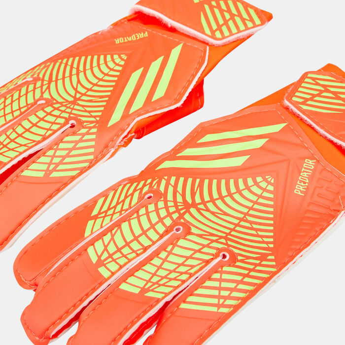 adidas Kids' Predator Edge Training Gloves Red adidas Kids' Predator Edge Training Gloves Red image number 2