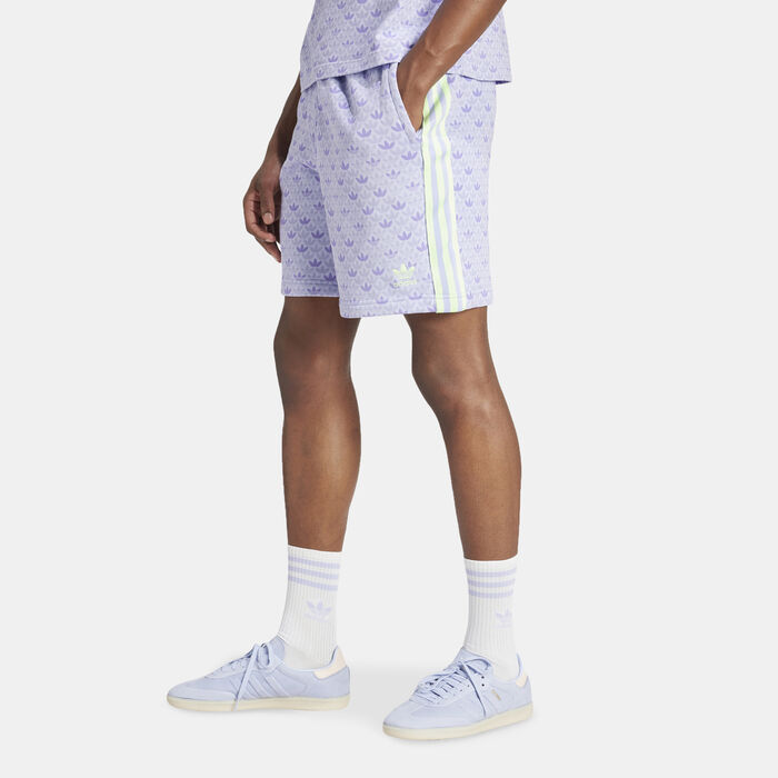 adidas Originals Men's Monogram Shorts Purple adidas Originals Men's Monogram Shorts Purple image number 0